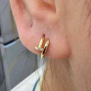 💯 Pure Gold 18k Nail Earrings  Lightweight Only Pawnable Real Gold